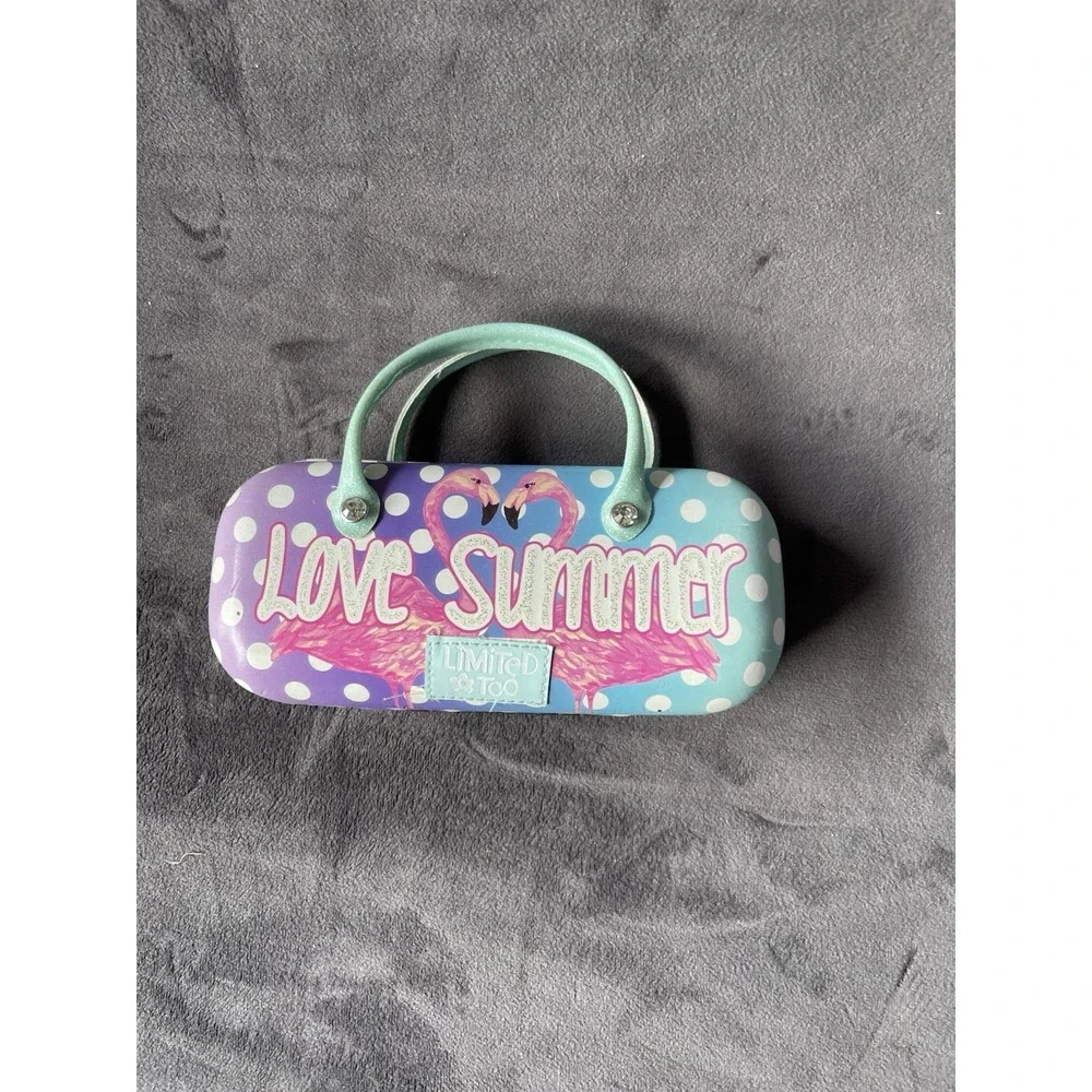 Sunglases Youth Teal Bling Blue Case Girls